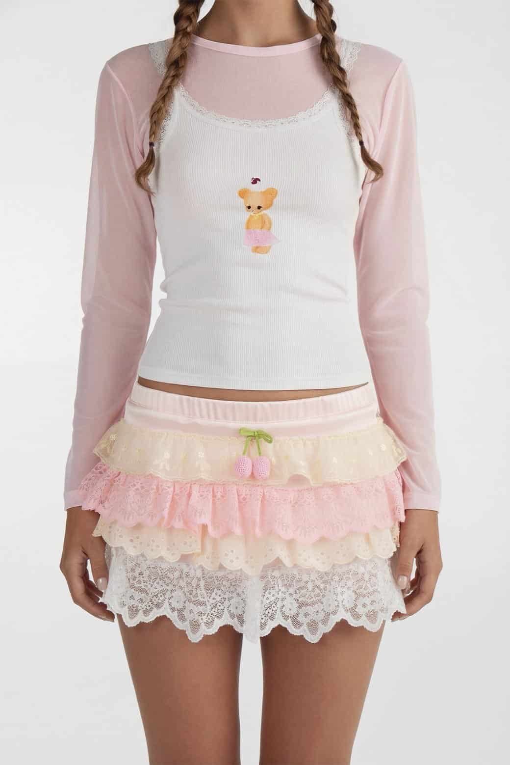 🍒 Cereza Nieve Falda - miniatura 3