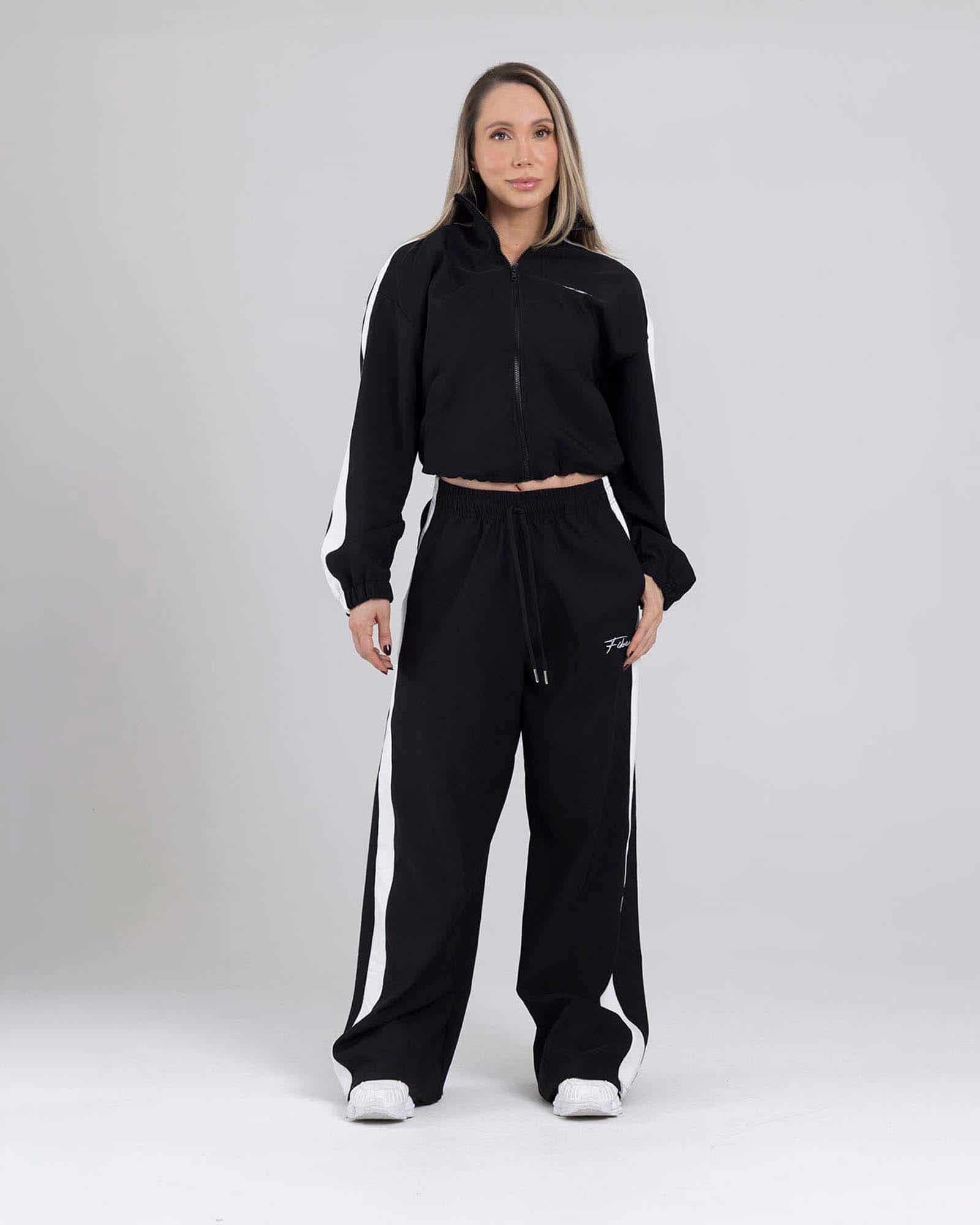 Sudadera contrast beam negro flexi FIBER - miniatura 1