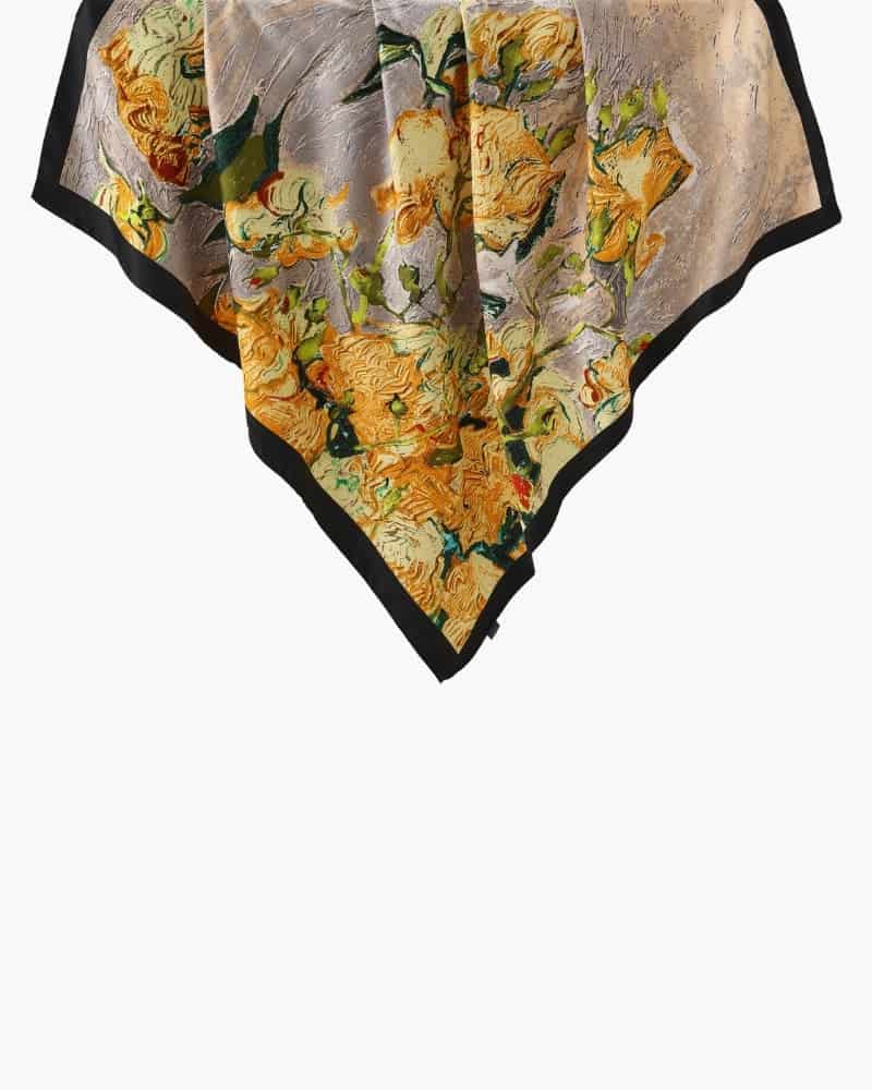 Old Money Impressionist Garden Scarf - miniatura 4