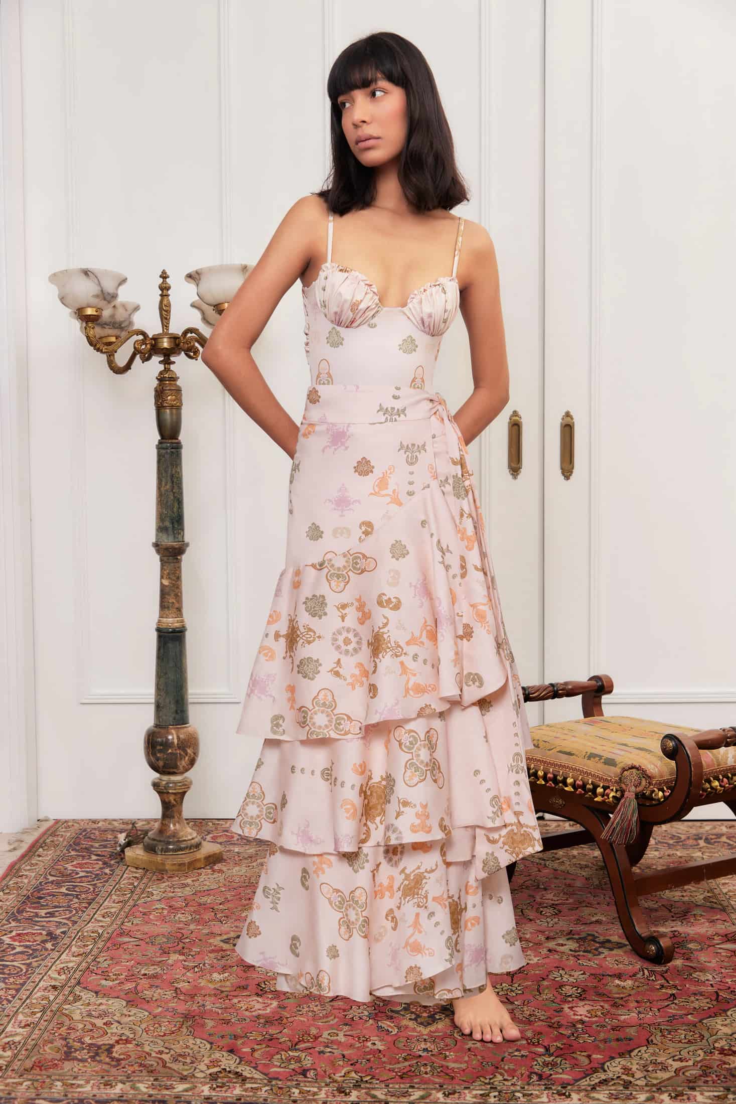 Clavel Ornate Symphony Ankle Skirt - miniatura 2