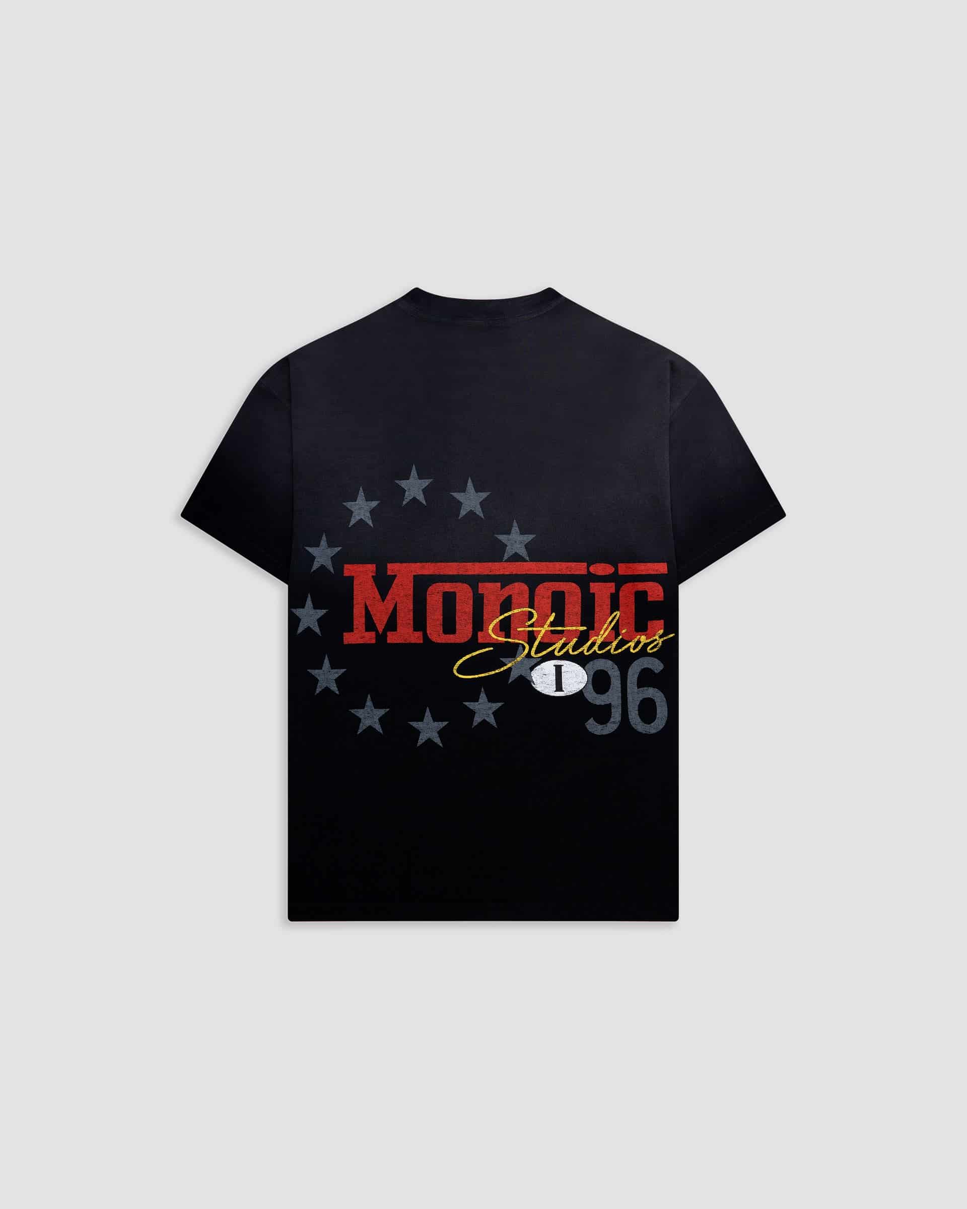 Camiseta Oversized Fit Monza - Negro Desgastado - miniatura 1