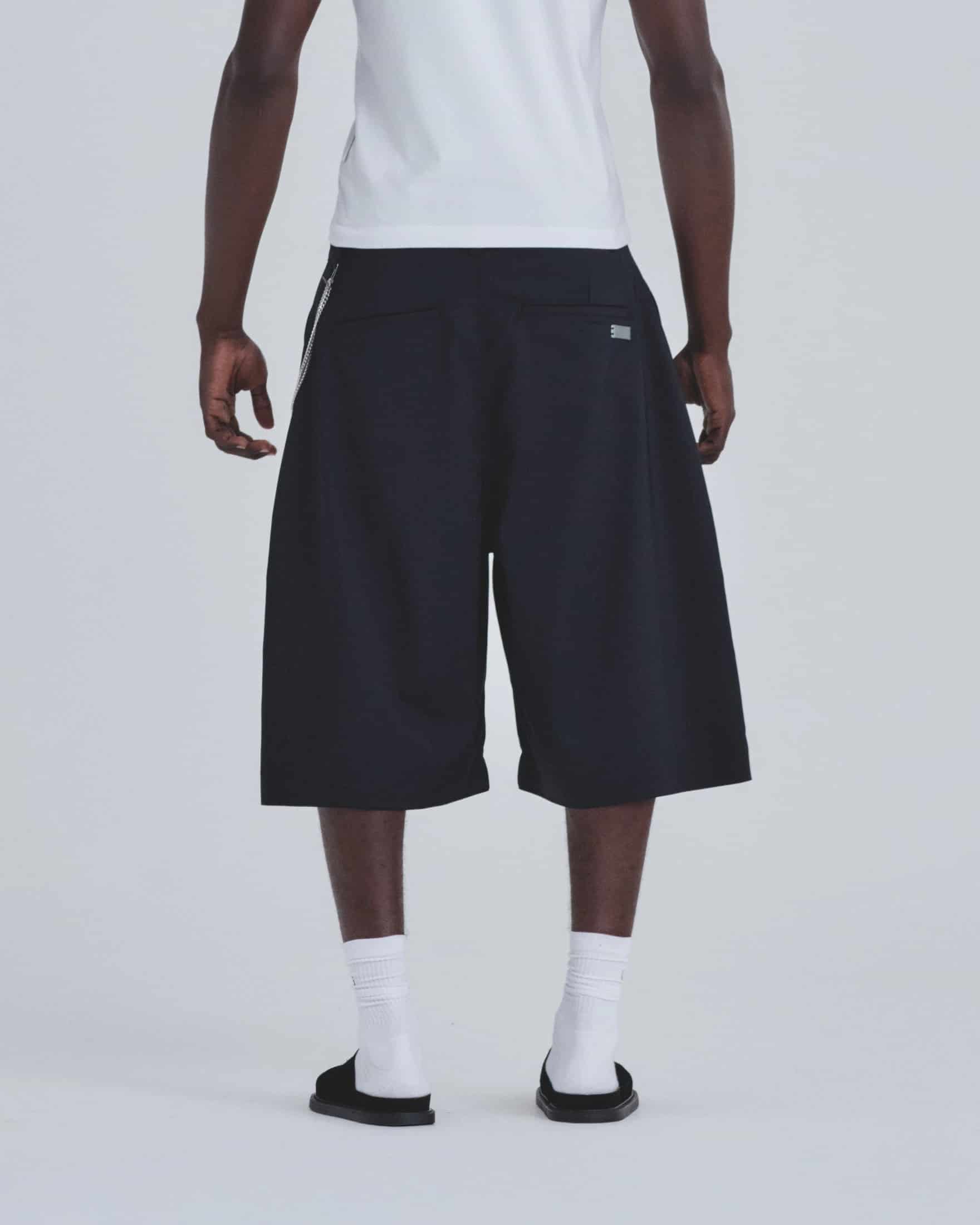 Basics Tailored Jorts Black - miniatura 7