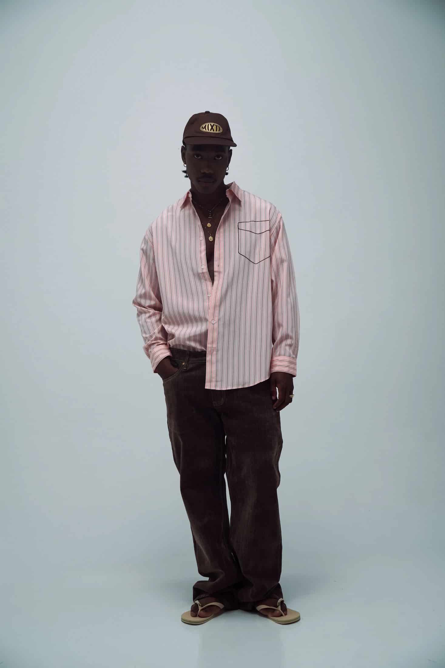 Camisa Bolsillo Bordado Rosa - miniatura 3
