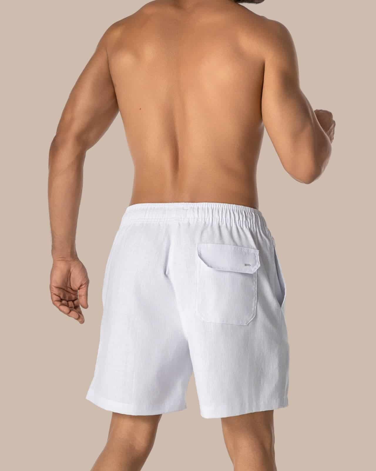 Bermuda Casual Algodón Blanco X2 - miniatura 5
