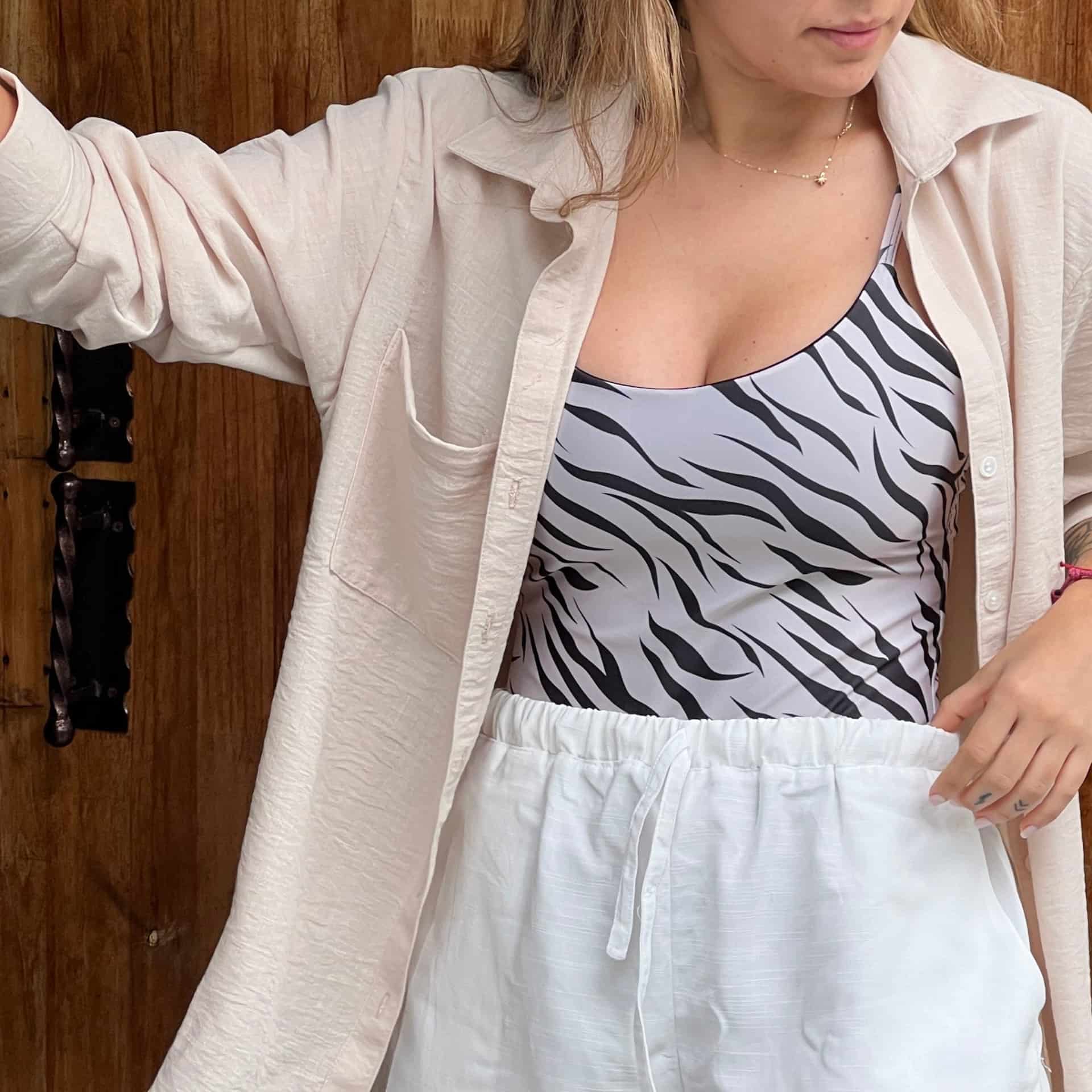Camisera Playita Beige - miniatura 3