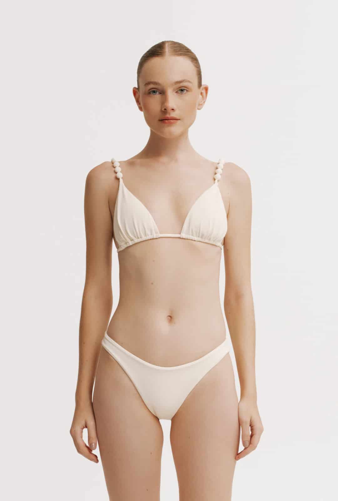 Bottom de Bikini Victoria Cream - miniatura 3