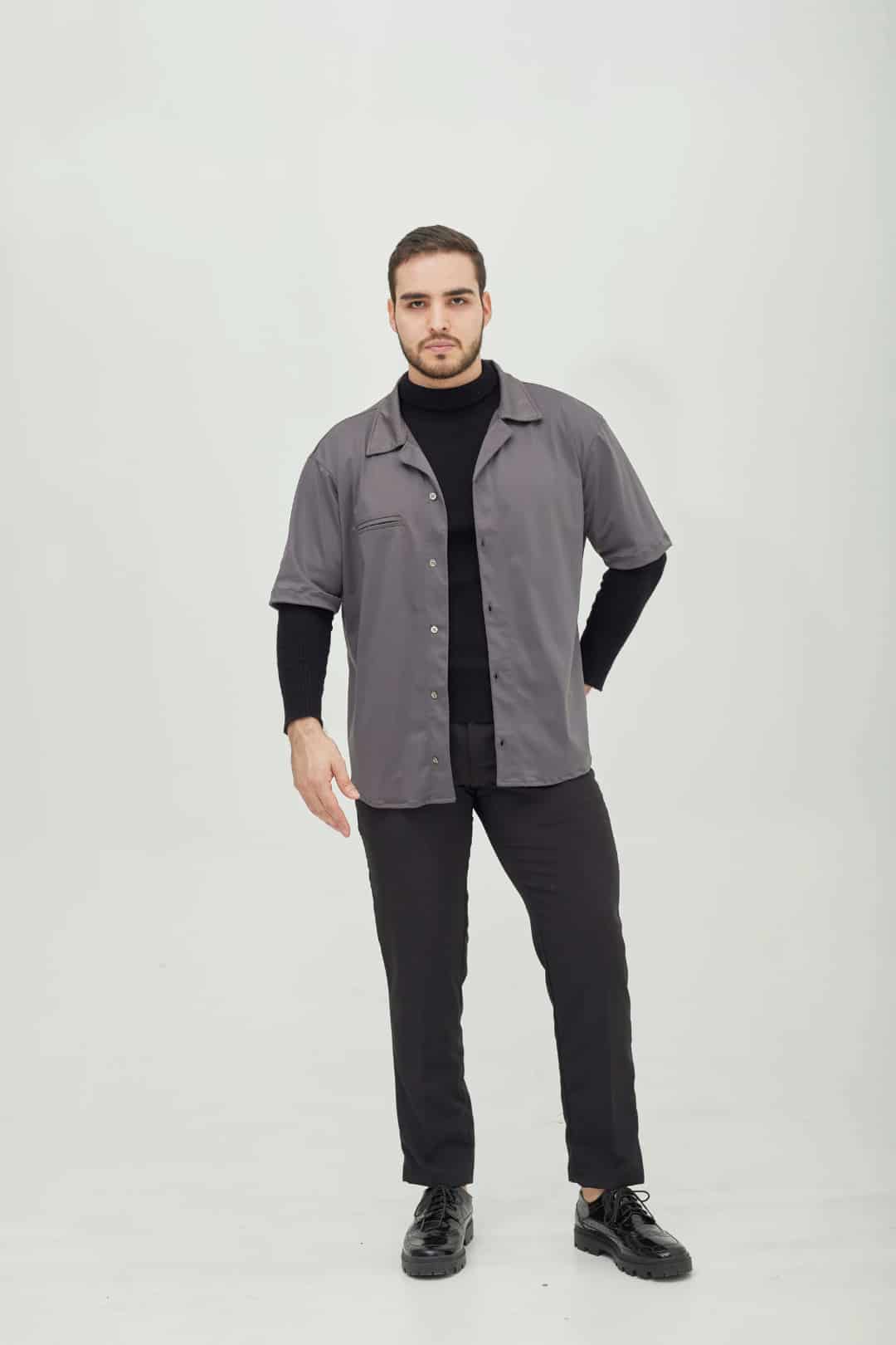 Camisa Hollywood Gris - miniatura 3