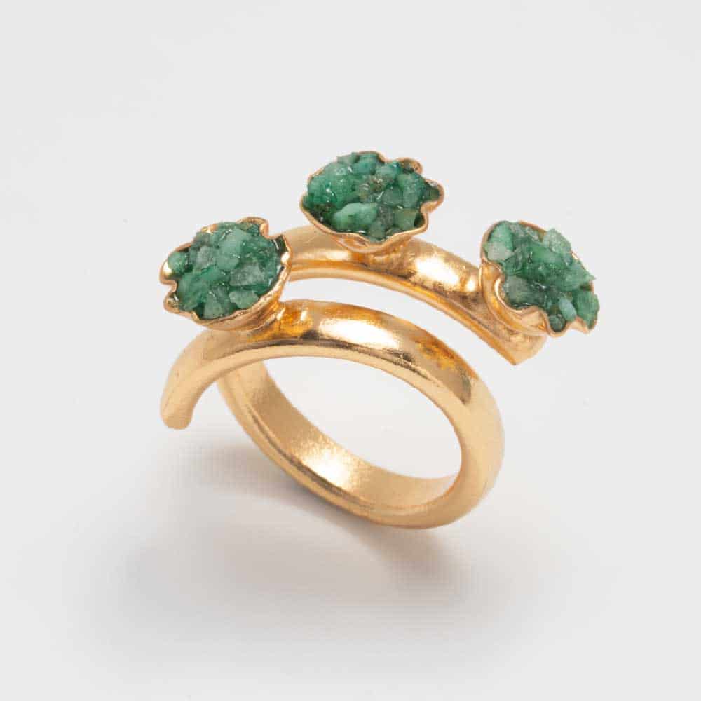 Anillo Alborada Esmeralda - miniatura 1