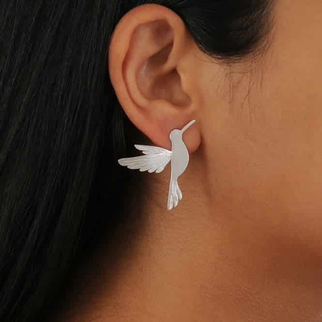 Aretes Colibri Alas del Alma - miniatura 4