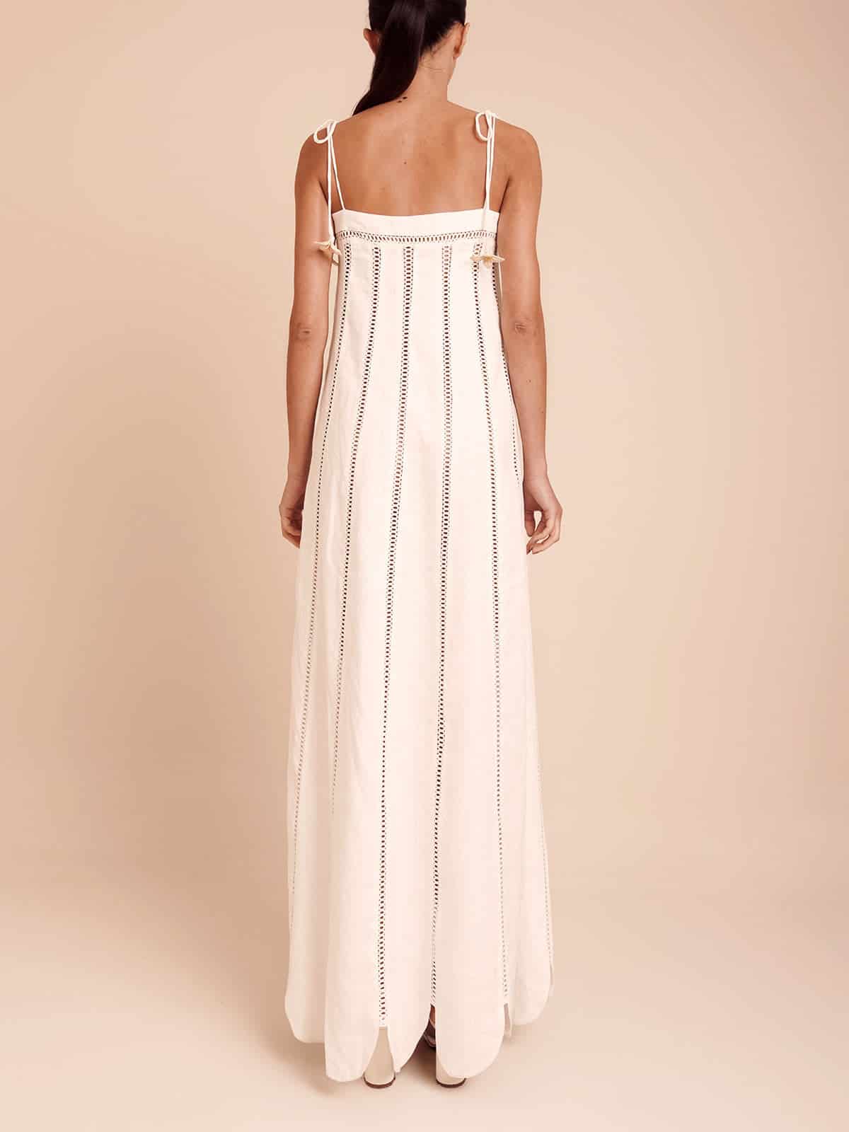 NILO DRESS IVORY - miniatura 5
