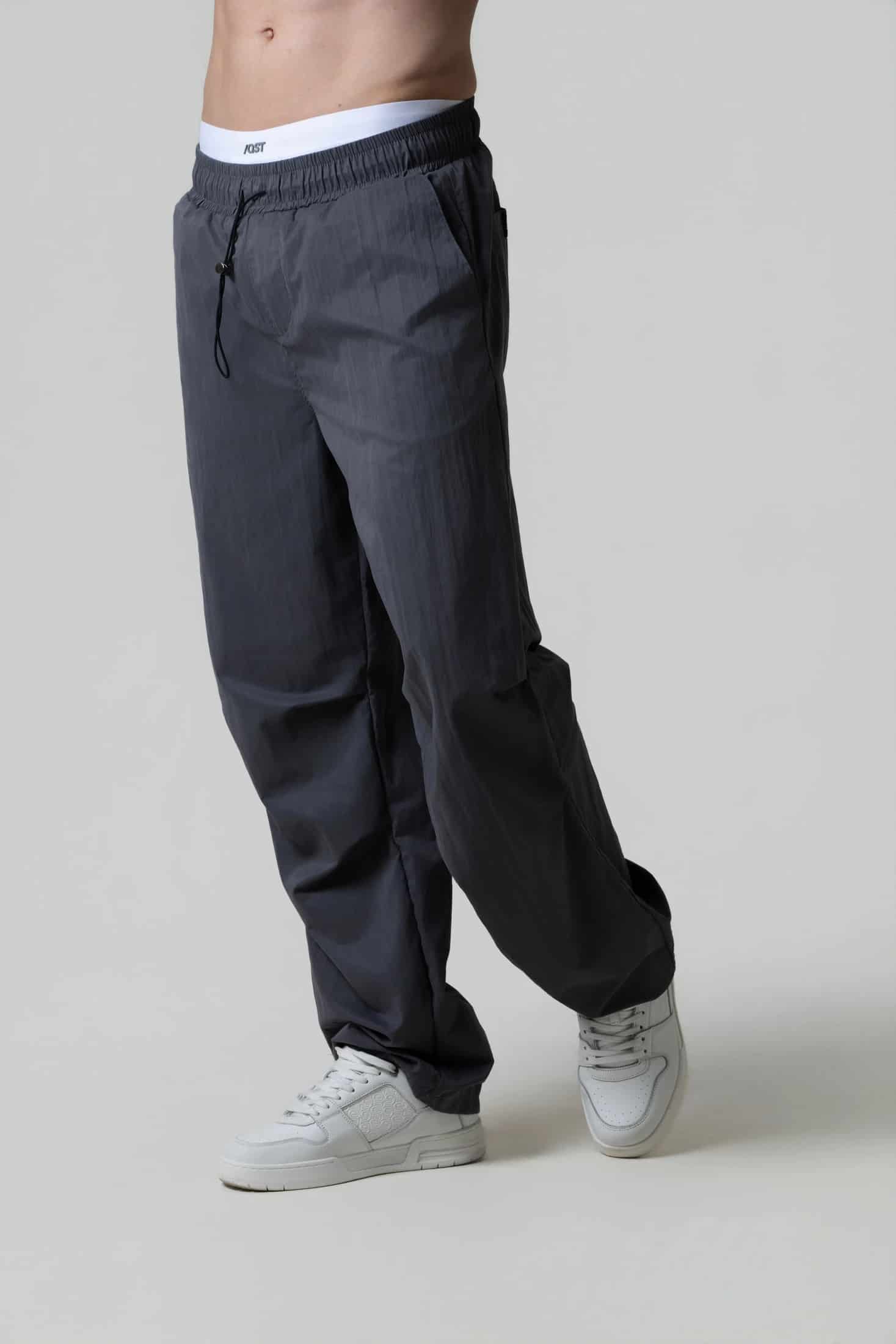 PANTALON JOGG COLOR GRIS OSCURO - miniatura 2
