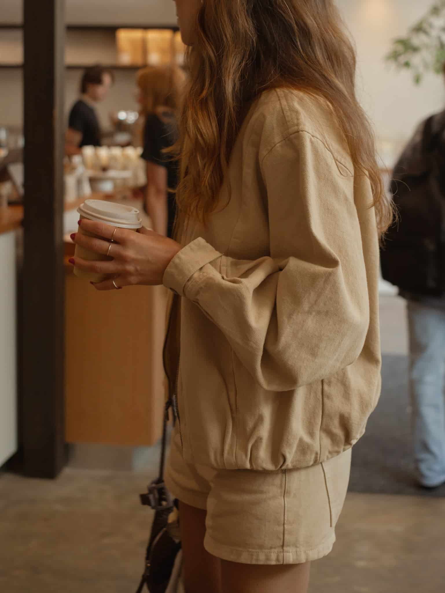 BUBBLE DENIM JACKET - DESERT YELLOW - miniatura 6