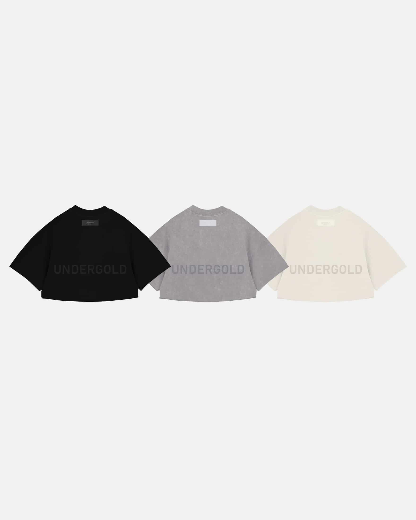 Pack X3 Line Logo Crop Top - miniatura 1