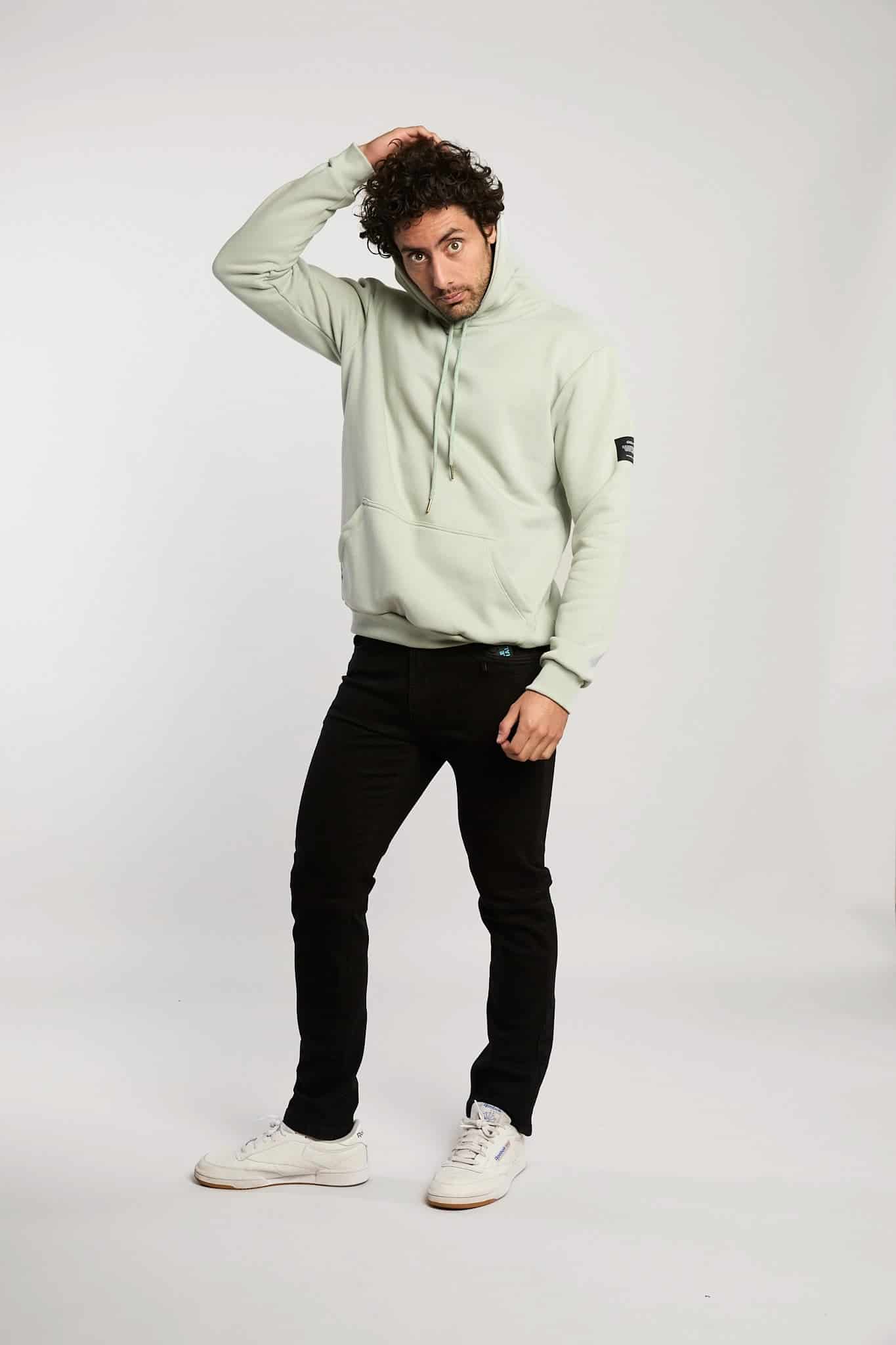 Hoodie verde claro - miniatura 8