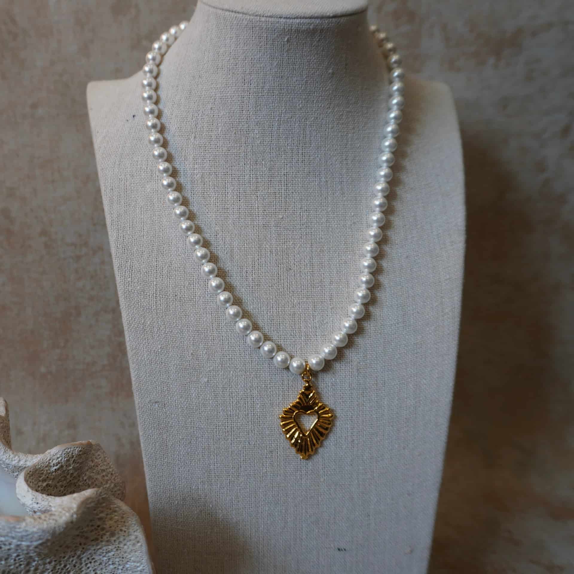 Amore Pearl Necklace - miniatura 4