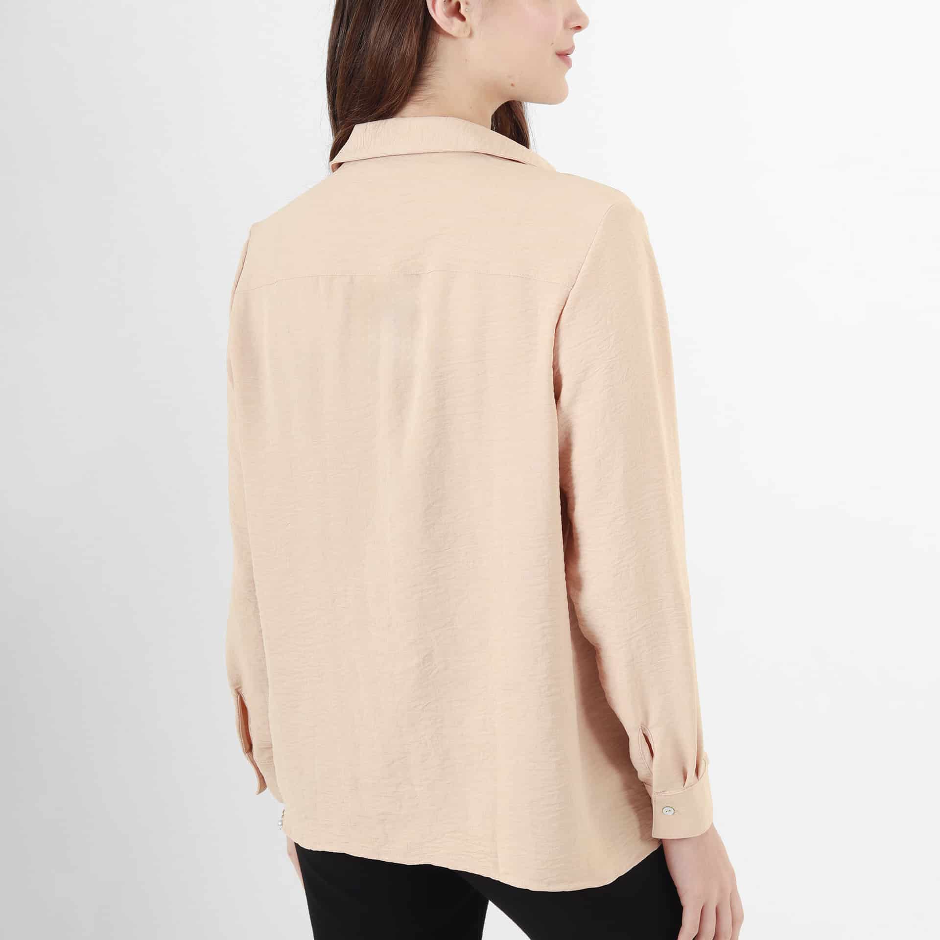 Camisa Cuello Camisero Manga Larga - miniatura 5