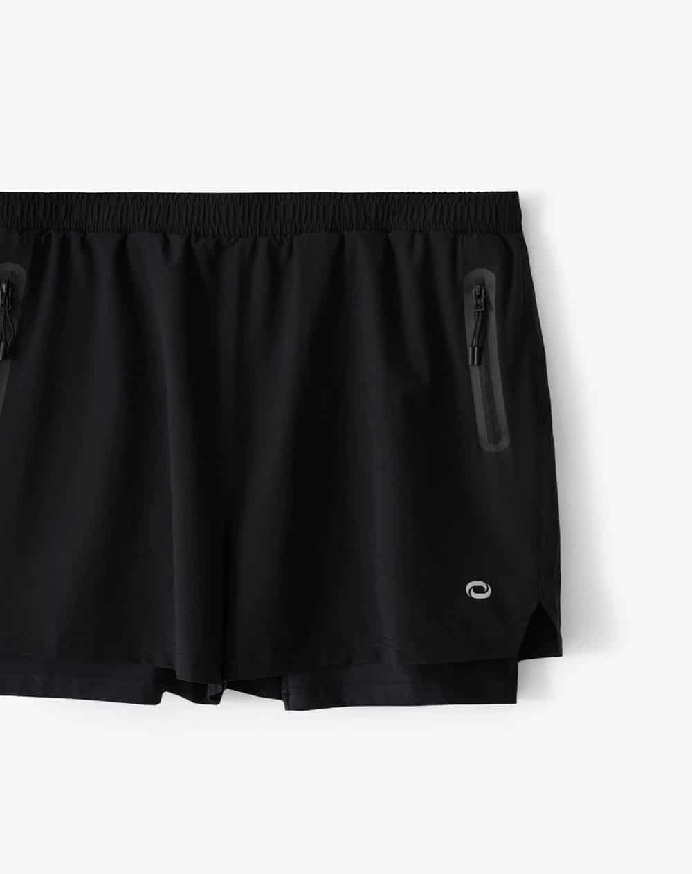 Pantaloneta deportiva negro hombre - miniatura 2