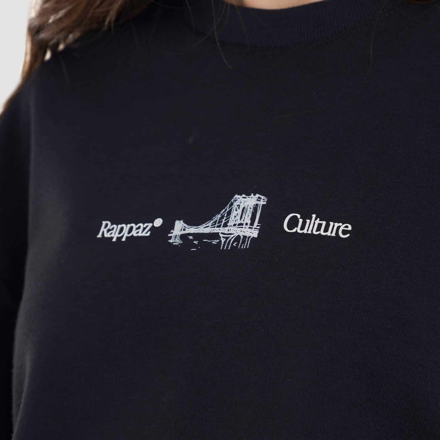 Boxy Fit Tee Brooklyn Bridge Negro - miniatura 3