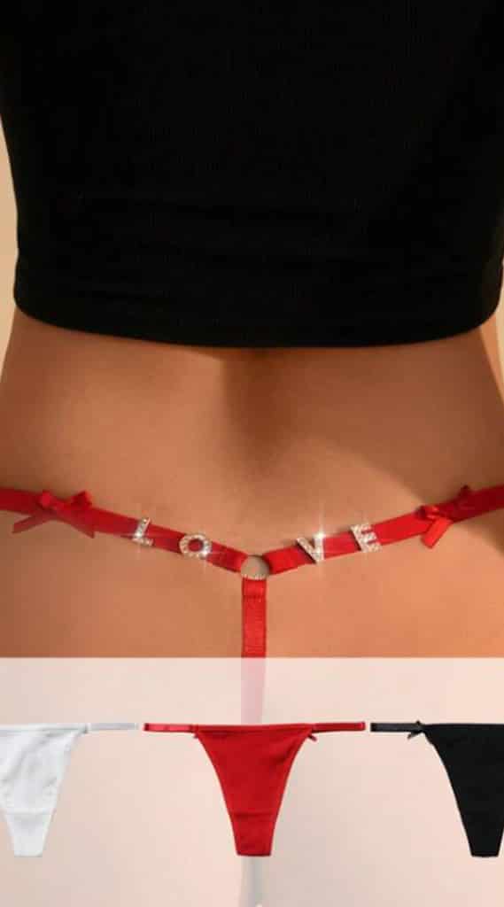 Tanga letras LOVE SH-311887-BLA-MyL - miniatura 2