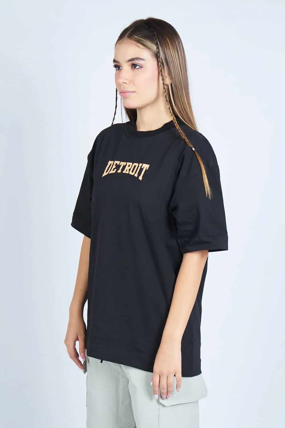 Camiseta oversize DETROIT NEGRO | DROP 03 | - miniatura 6