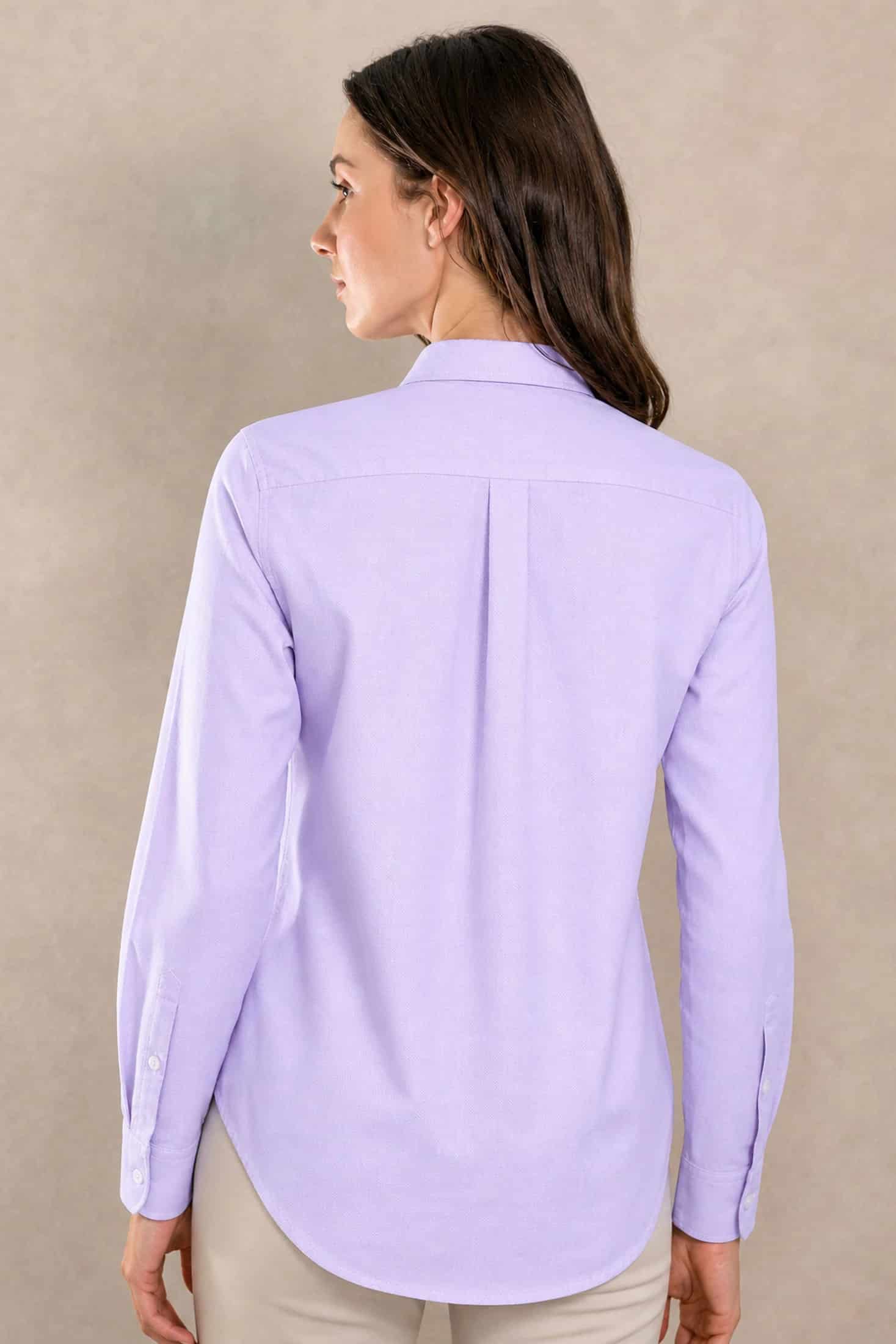 Camisa Antimanchas Oxford de Mujer Light Lavander - miniatura 3