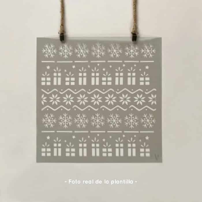 Plantillas para pintar, Vamarú Stencils, Colección Holiday 48x48cm, 1und - miniatura 3