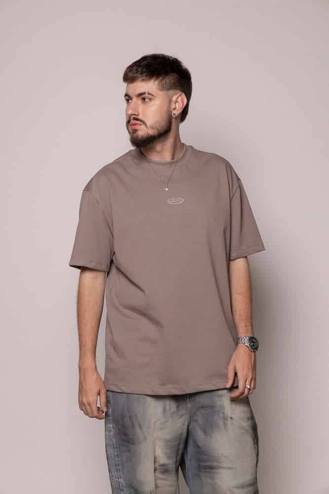 Camiseta Basica Sogno-Gris - miniatura 2