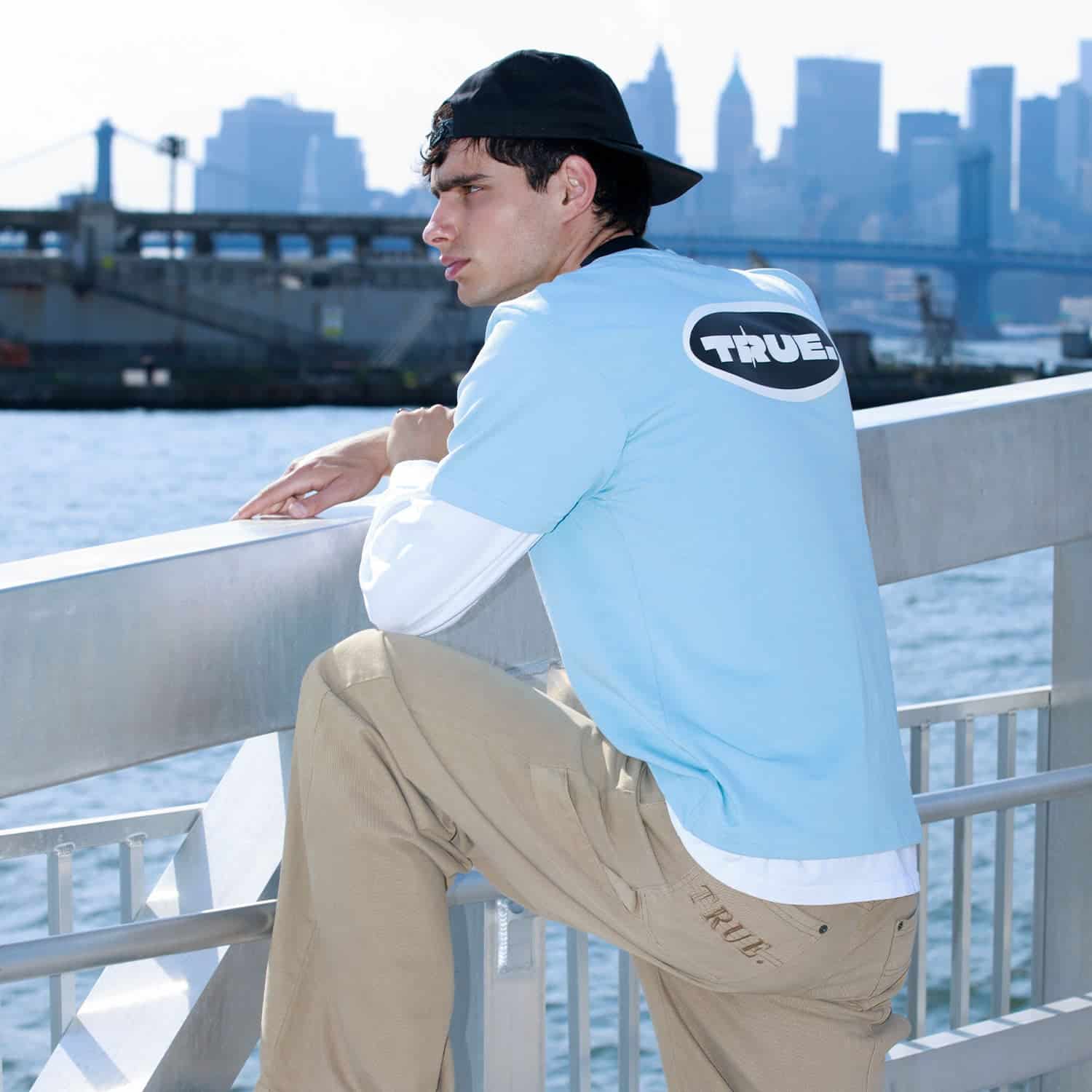 Moonlight Regular T-Shirt - Pastel Blue - miniatura 4