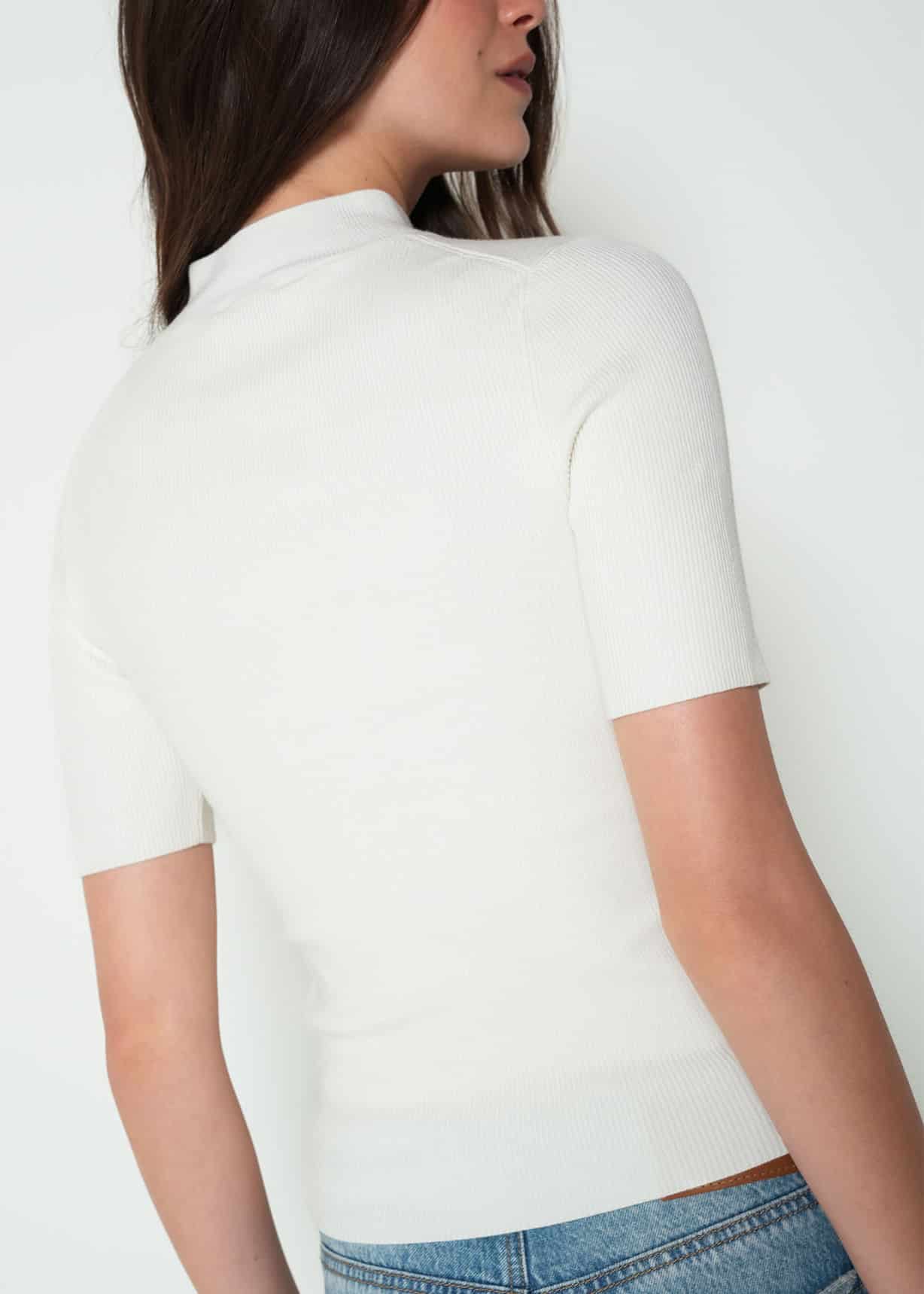 Camiseta tejida manga corta - miniatura 5