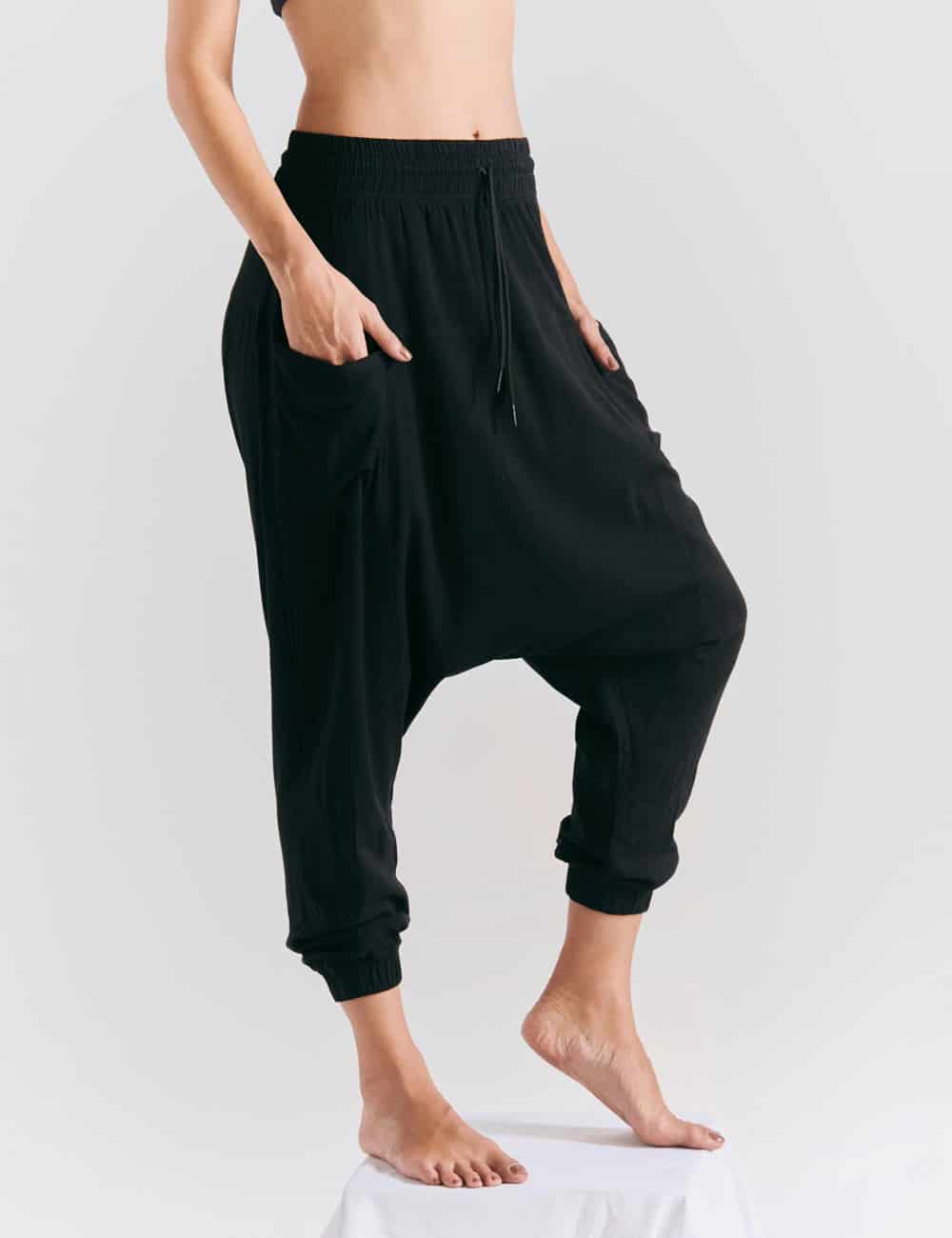 Pantalón Aladino negro mujer - miniatura 3