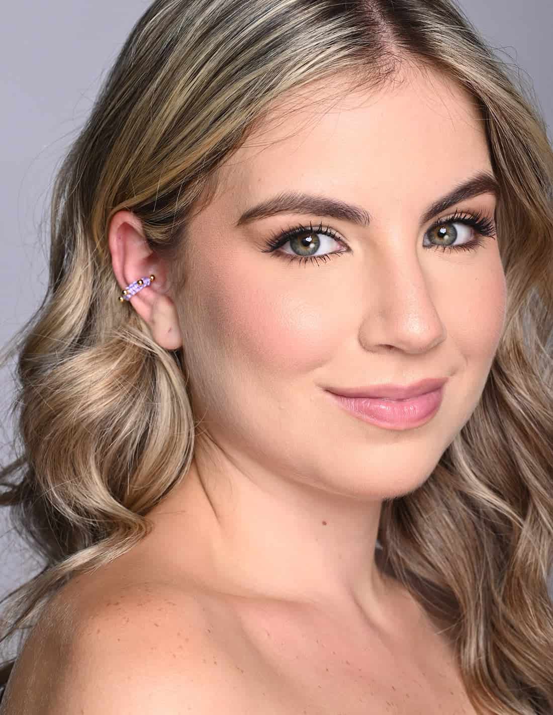 Ear Cuff Luna Lunera Lilac - miniatura 1