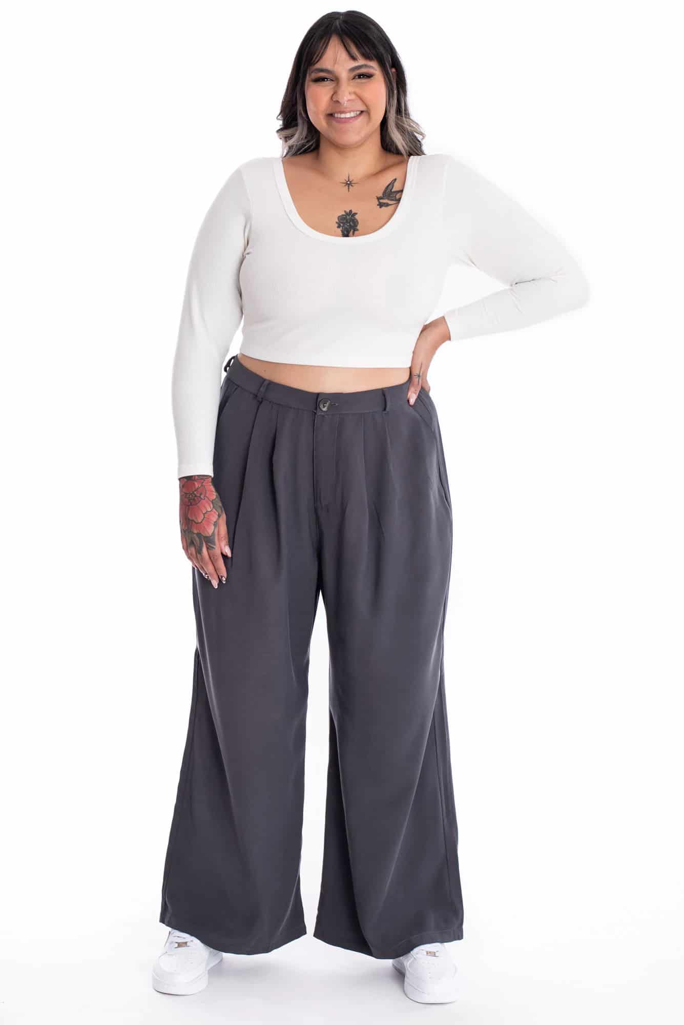 Pantalón Larisa Gris - miniatura 9