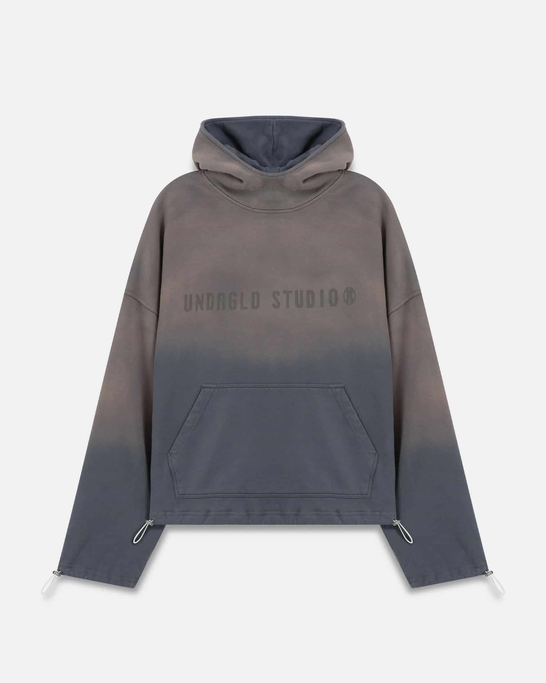 Spring Worn Logo Toggle Adjusted Hoodie Sandblast Gray - miniatura 1