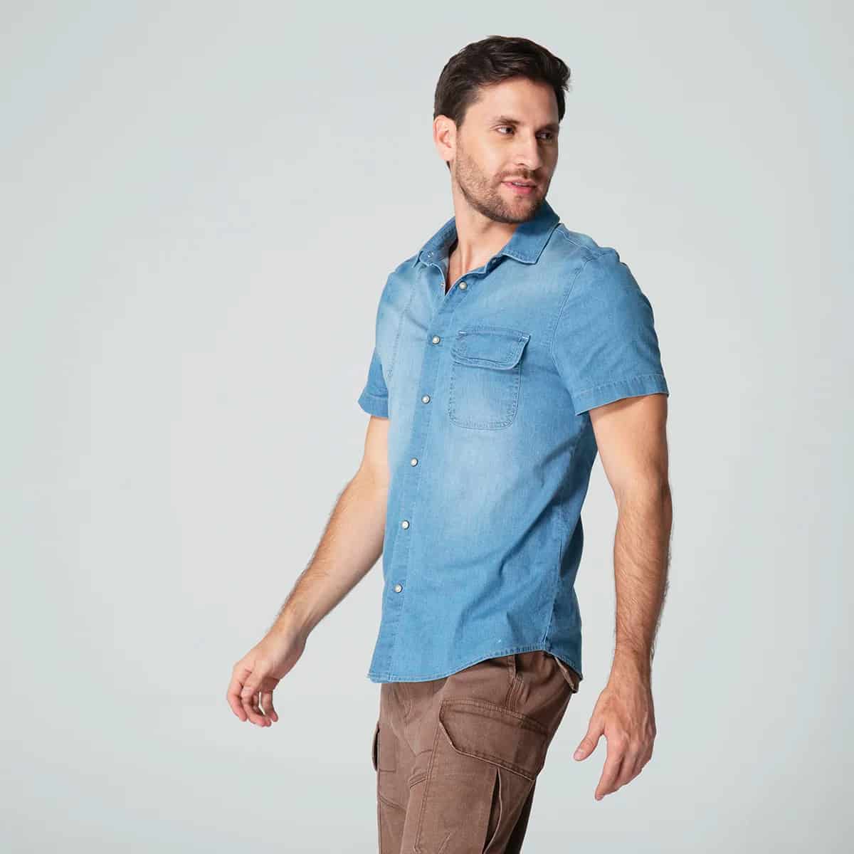 Camisa Denim Regular Texas - miniatura 2