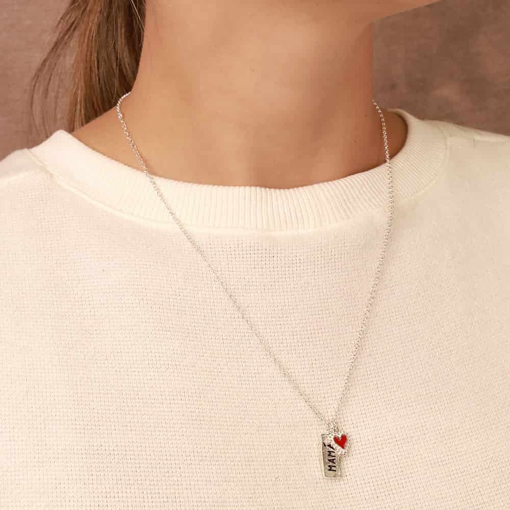 PreOrder Cadena Mamá Tag Plata - miniatura 2