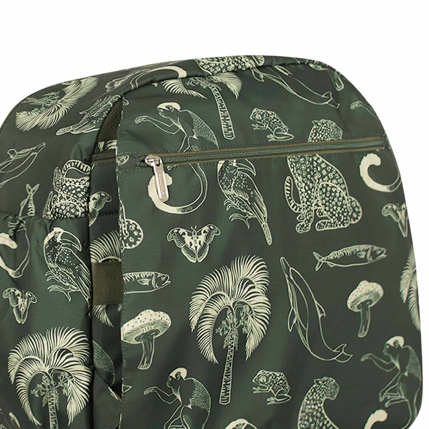 Morral Cabina Tapa Ultra Citybags Estampado Amazonas - miniatura 9