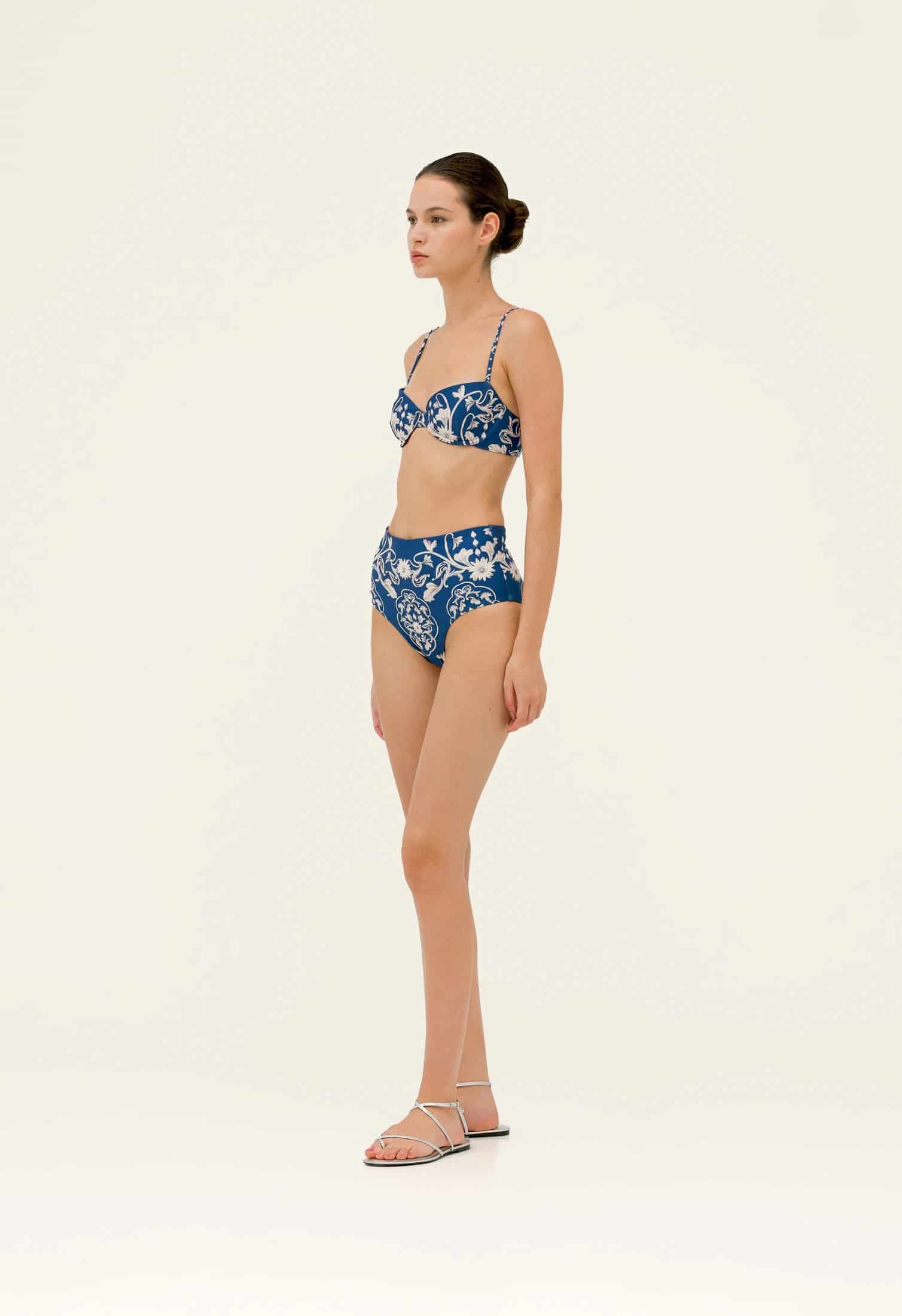 Magenta Ribbons Bikini Bottom - miniatura 1