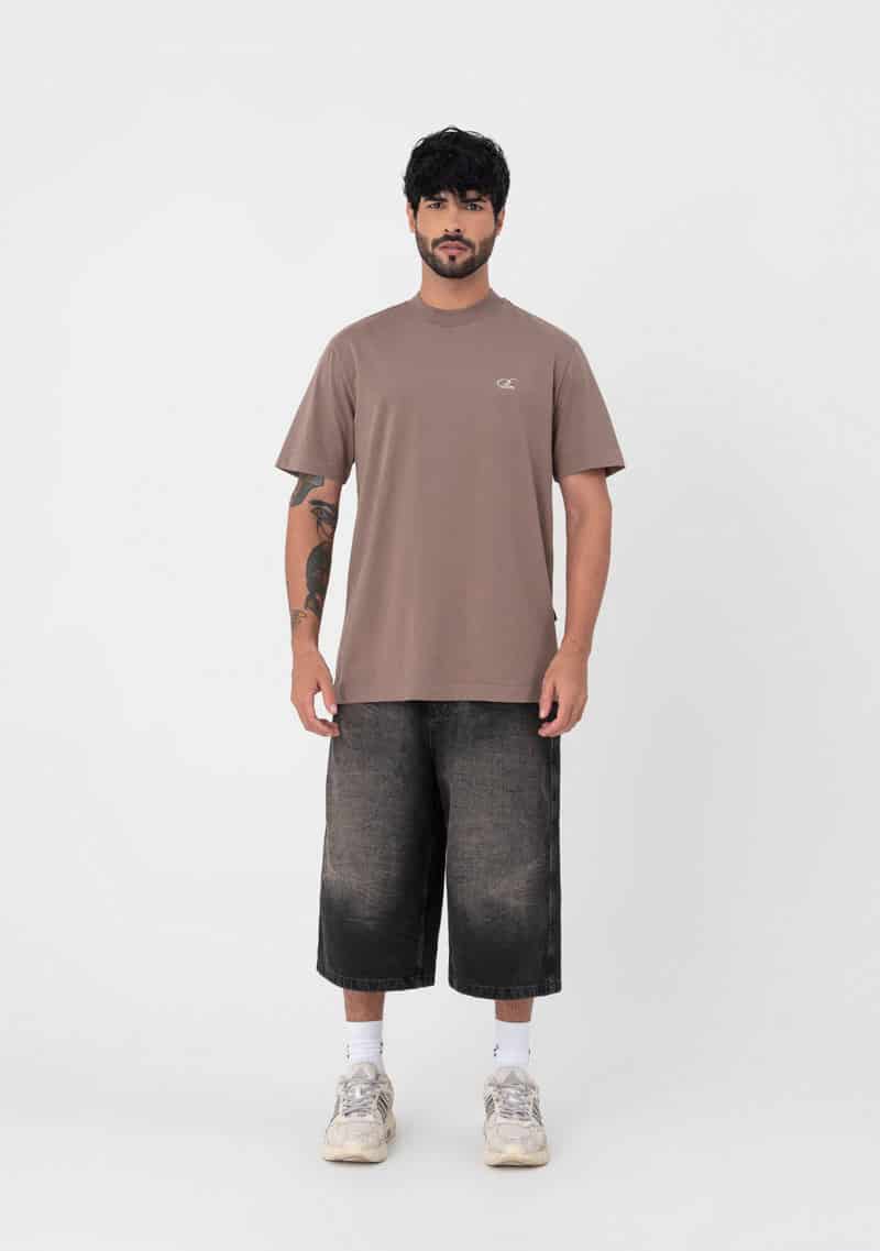 Atelier regular brown t-shirt - miniatura 4