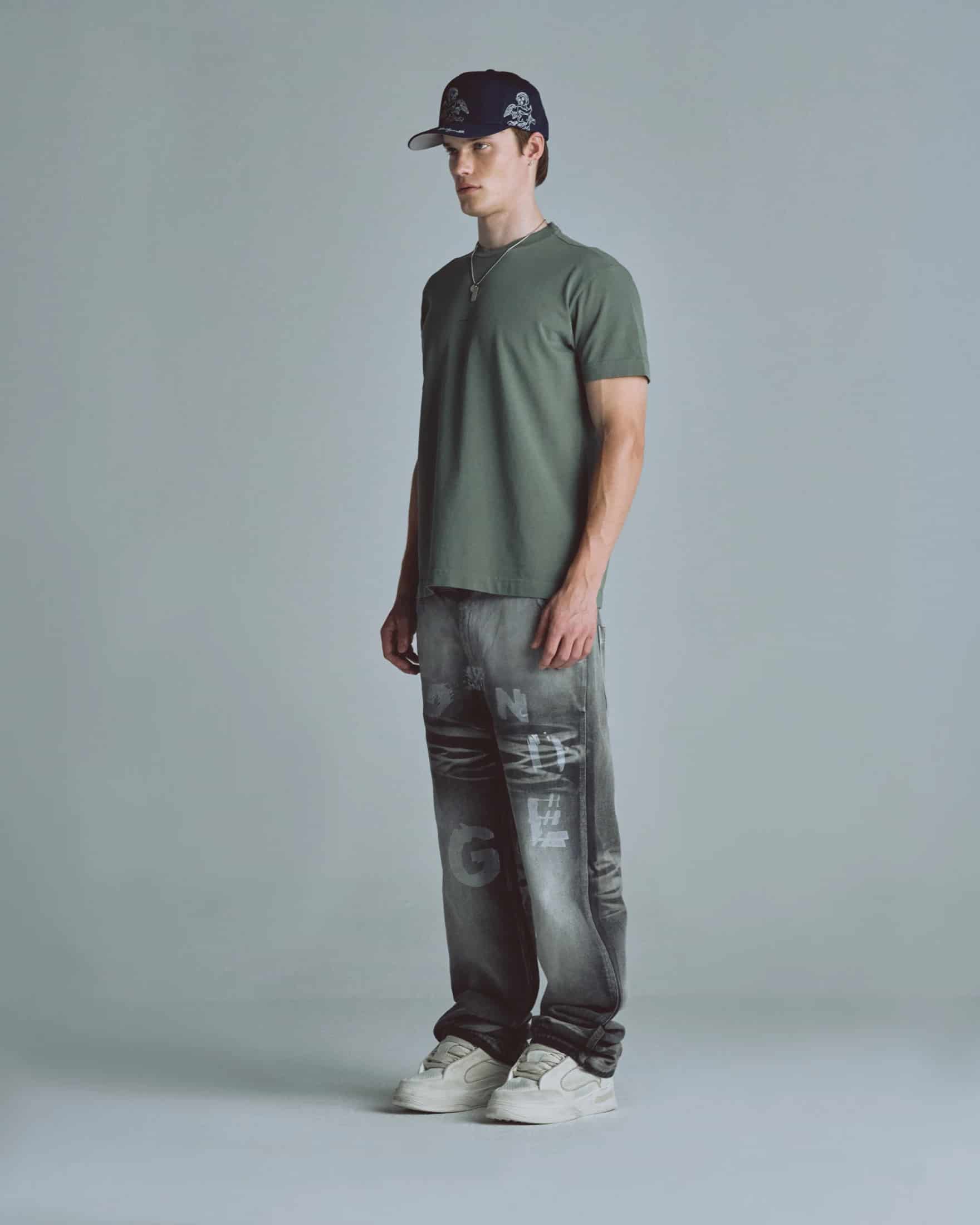 Basics Undergold Company Regular Fit Tshirt Olive Green - miniatura 12