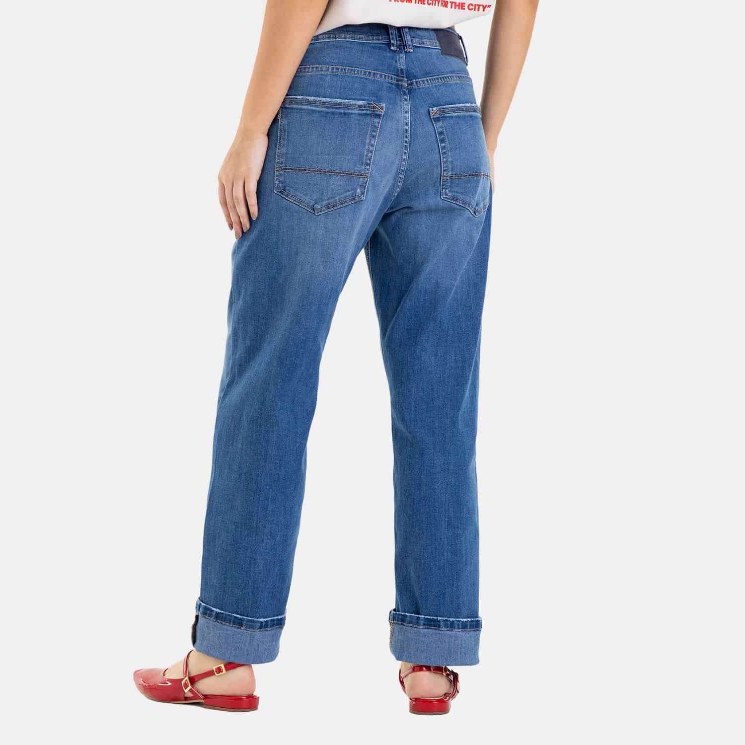 Straight Fit Jeans Mid Blue - miniatura 11