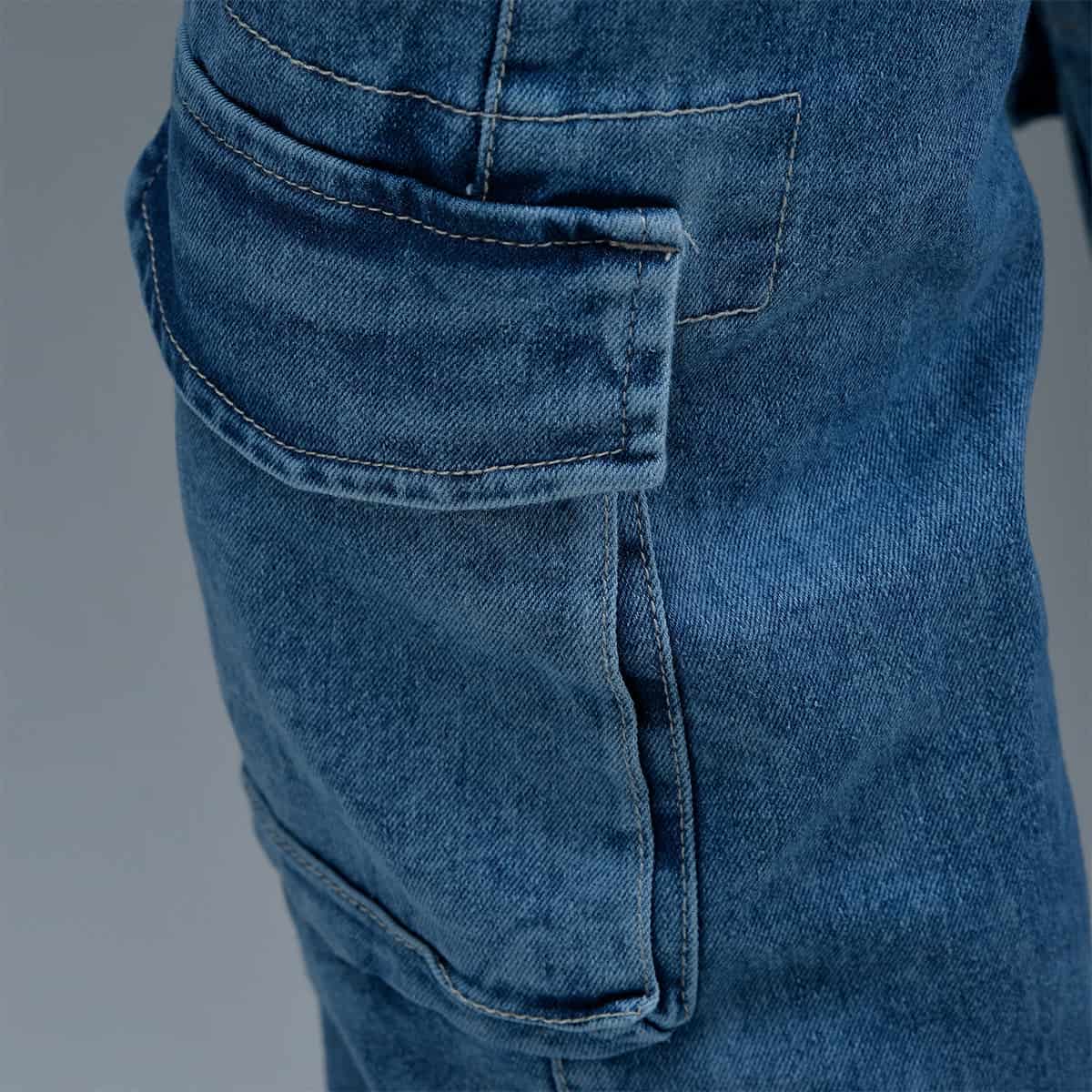 Jeans Cargo Azul Mujer - miniatura 8