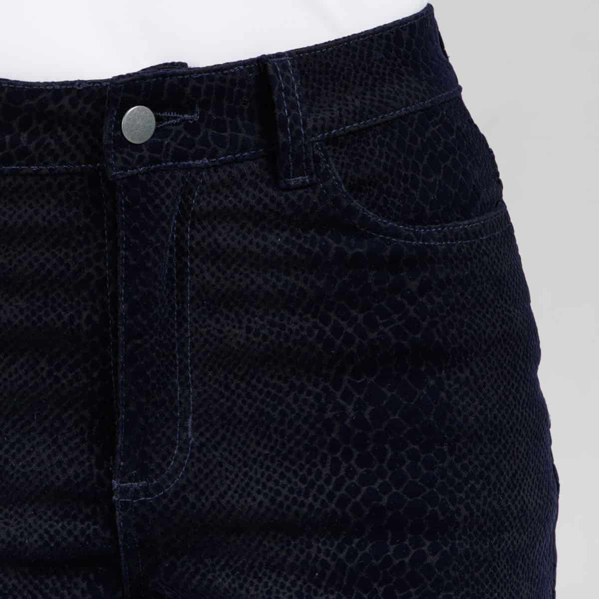 Pantalón Wide Leg Azul Ax-3083 licrado - miniatura 3