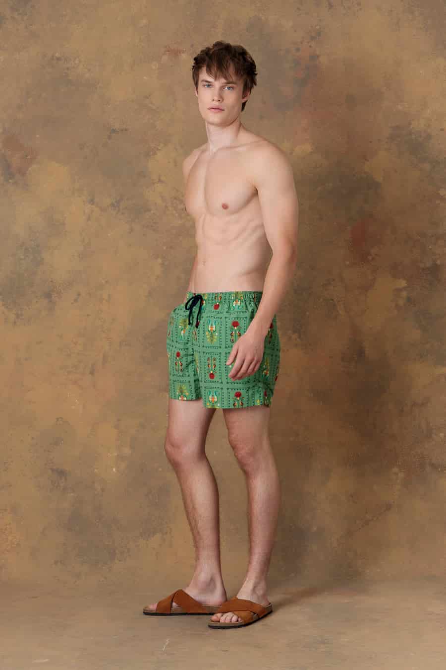 Men's swim trunk dionisio green - miniatura 2