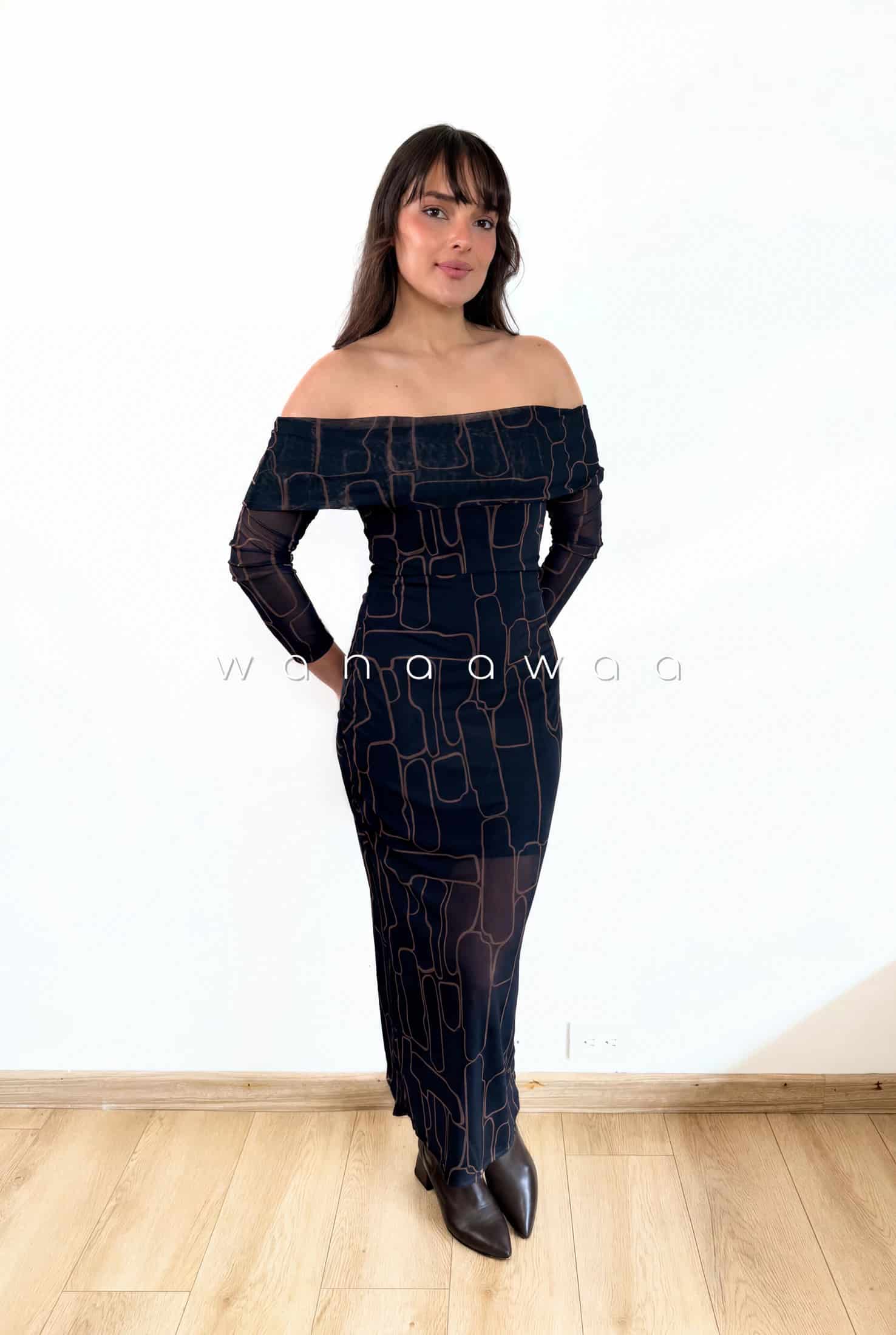 VESTIDO DILAY CÚBICO - miniatura 2