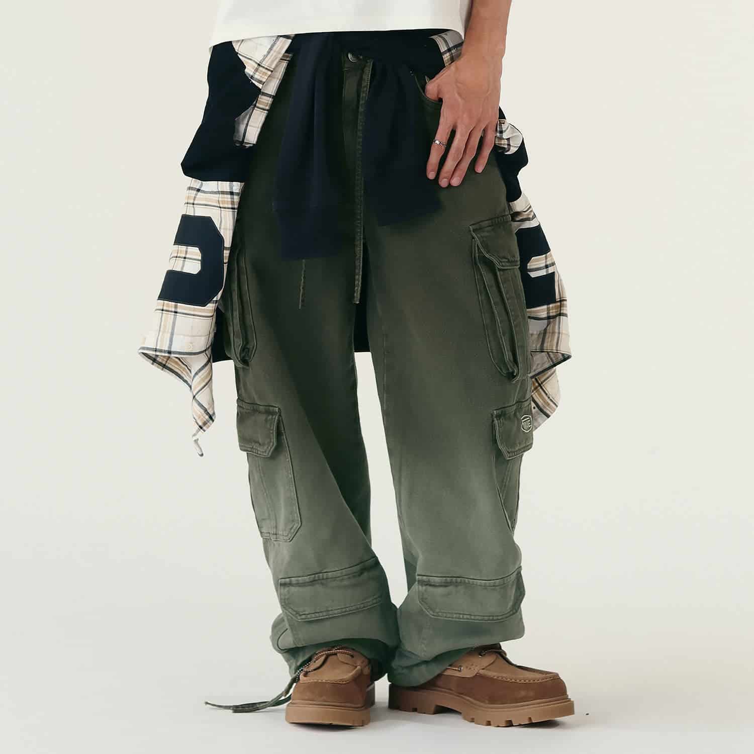 Utility Pocket Cargo Pants - Green - miniatura 2