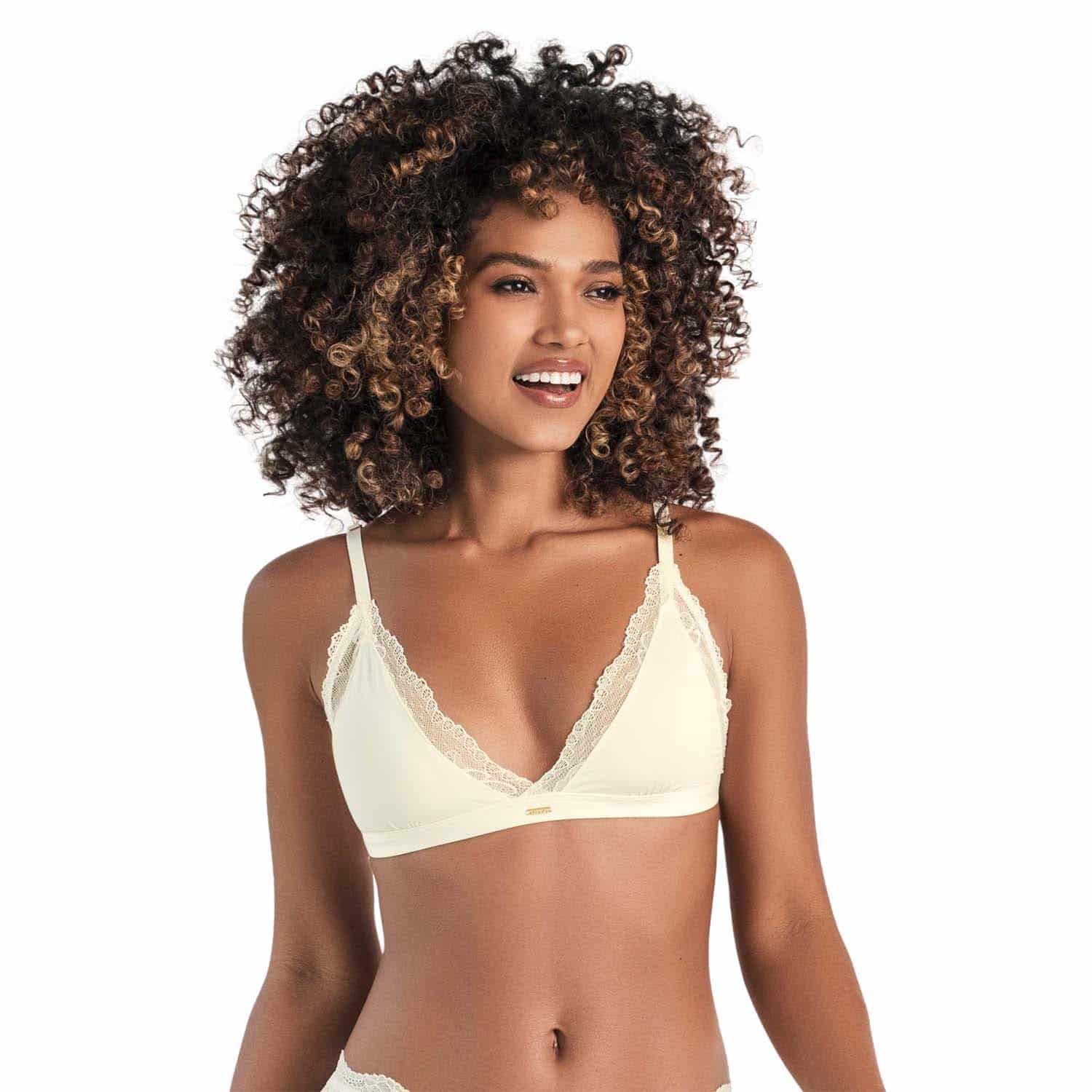 BRALETTE CON ENCAJE EN ESCOTE - miniatura 2