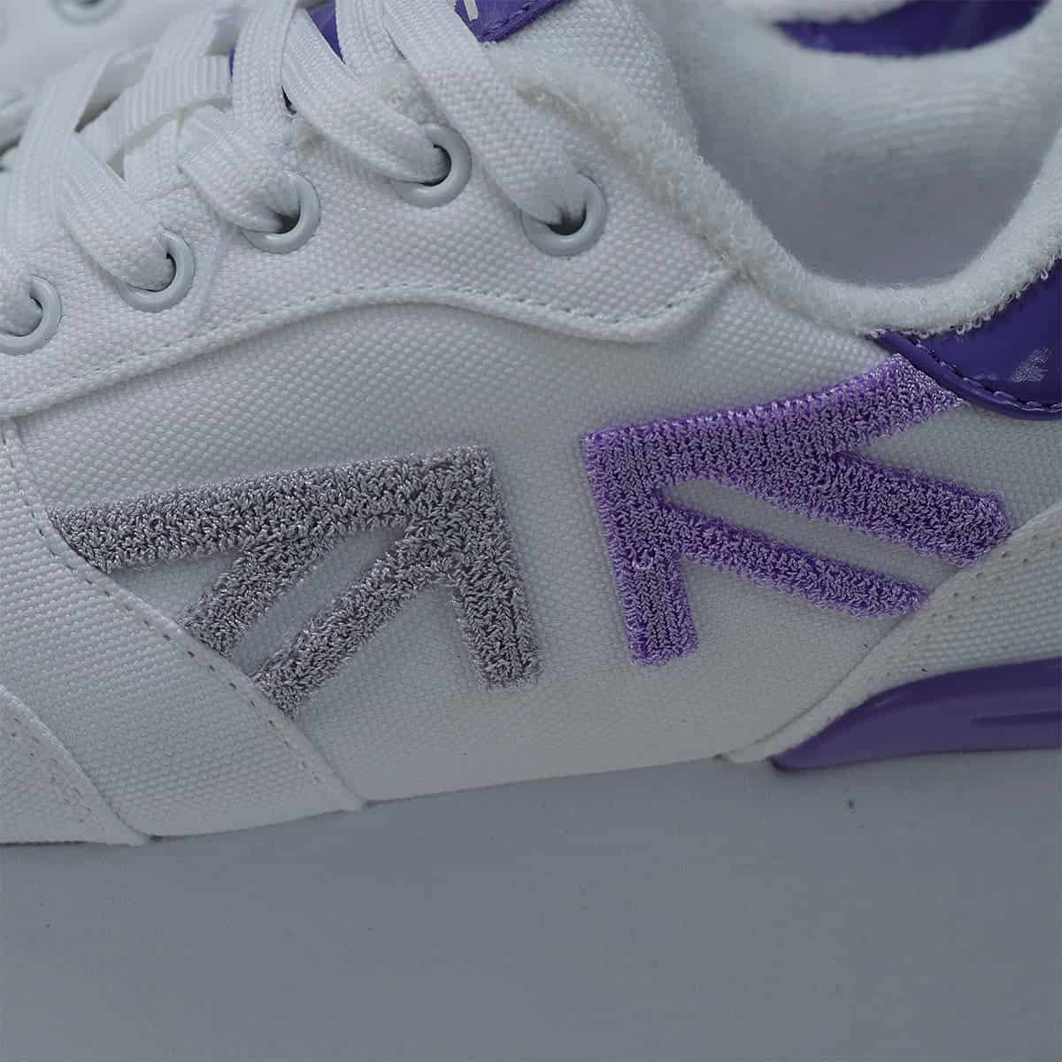 Tenis Blanco Morado Mujer - miniatura 6