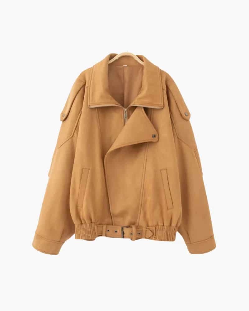 Vintage Suede Drape Jacket - miniatura 2