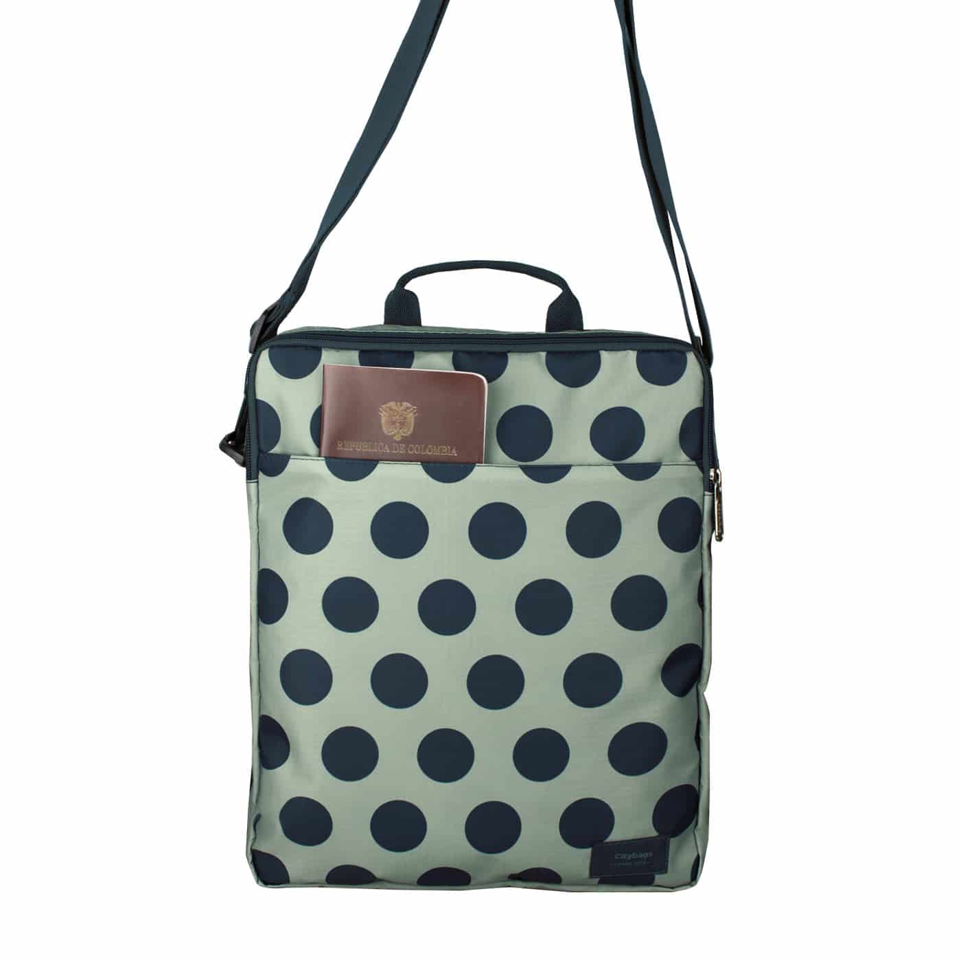 Bolso Manos Libres Convertible a Morral Citybags ULTRA Dots - miniatura 7