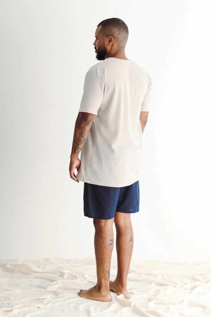 Camiseta texturizada hueso - miniatura 5